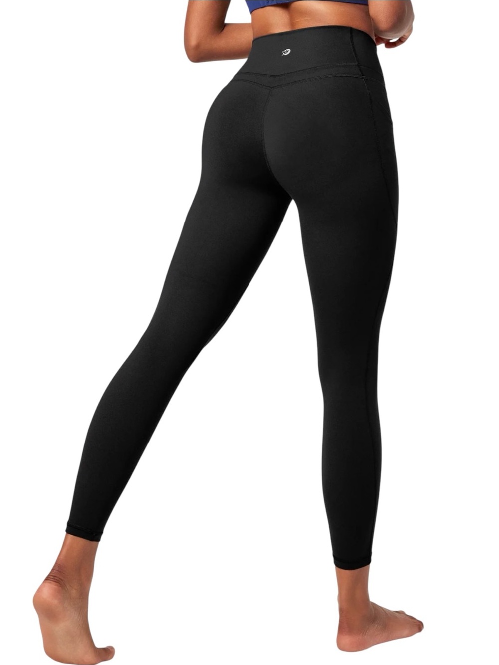 NWT IUGA PowerTight High Waisted Leggings XL Black Compression Side Pocket - Picture 2 of 16